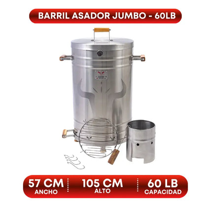Barril Asador Tamaño Jumbo