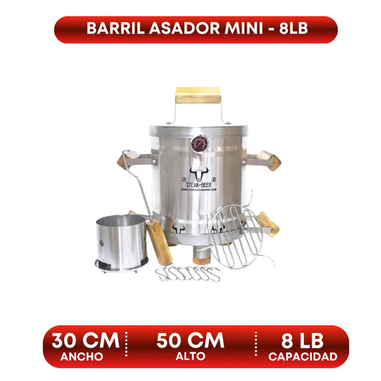 Barril Asador Tamaño Mini