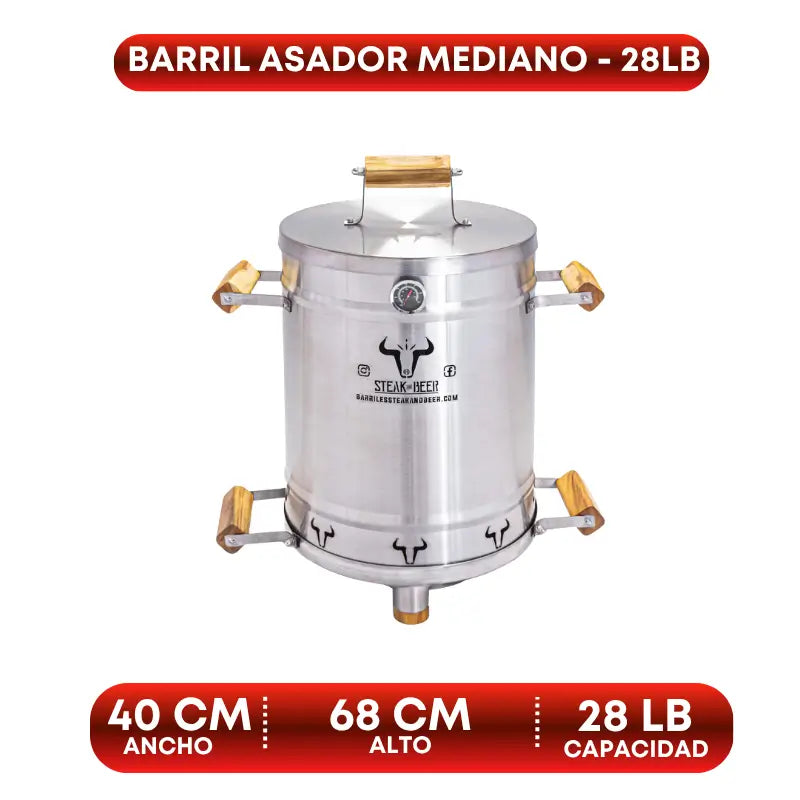 Barril Asador Tamaño Mediano