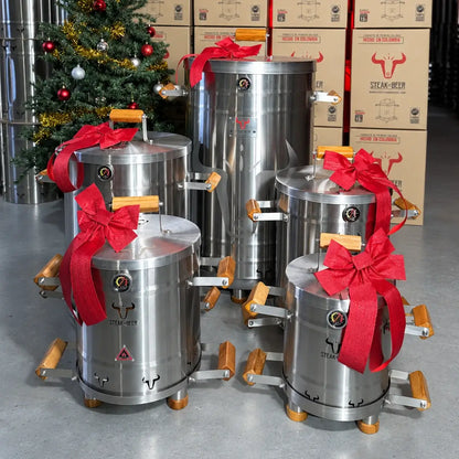 Super Oferta navideña Barril Asador en Acero Inoxidable